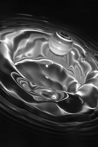 Preview wallpaper drop, liquid, water, splash, bw