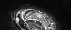 Preview wallpaper drop, liquid, water, splash, bw