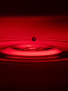 Preview wallpaper drop, liquid, water, red