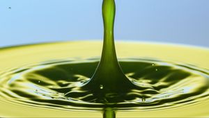 Preview wallpaper drop, splash, spray, liquid, green, macro