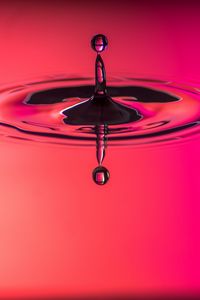 Preview wallpaper drop, spray, macro, pink, circles