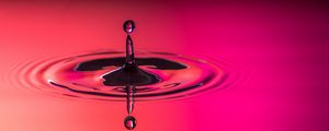 Preview wallpaper drop, spray, macro, pink, circles