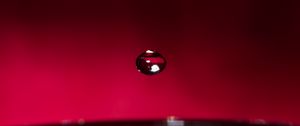 Preview wallpaper drop, water, liquid, macro, red