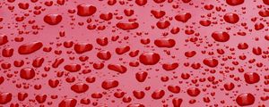 Preview wallpaper droplet, surface, red, water
