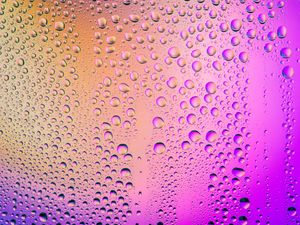 Preview wallpaper drops, blur, gradient, purple, macro