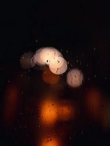 Preview wallpaper drops, bokeh, dark, surface, wet, transparent