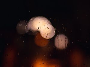 Preview wallpaper drops, bokeh, dark, surface, wet, transparent