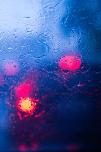 Preview wallpaper drops, bokeh, glare, glass, rain, light