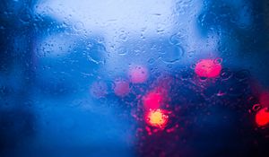 Preview wallpaper drops, bokeh, glare, glass, rain, light