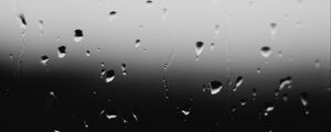 Preview wallpaper drops, bw, glass, water