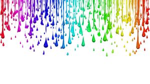 Preview wallpaper drops, colorful, rainbow, background