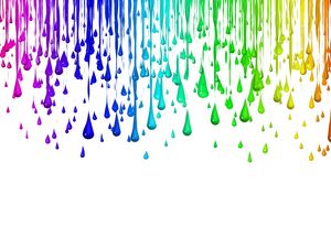 Preview wallpaper drops, colorful, rainbow, background