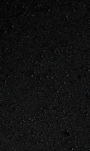 Preview wallpaper drops, dew, wet, surface, black