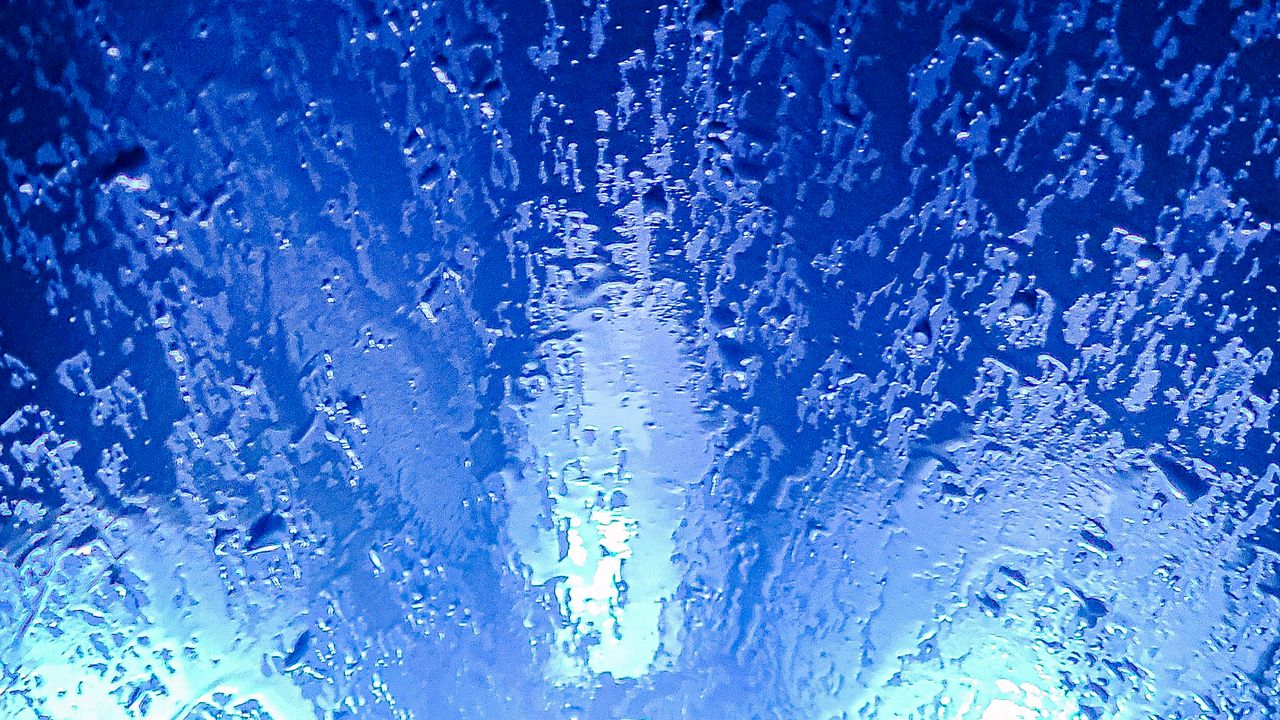 Wallpaper drops, drips, spots, abstraction, blue