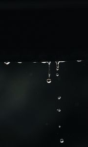Preview wallpaper drops, drop, water, macro, dark