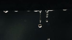 Preview wallpaper drops, drop, water, macro, dark