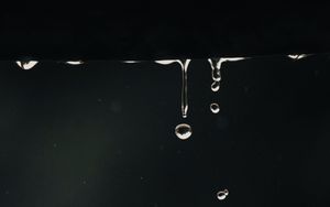Preview wallpaper drops, drop, water, macro, dark
