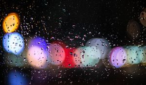 Preview wallpaper drops, glare, bokeh, rain, circles, macro