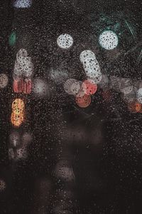Preview wallpaper drops, glare, glass, rain