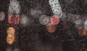 Preview wallpaper drops, glare, glass, rain