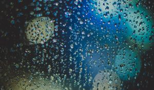 Preview wallpaper drops, glare, glass, blur, circles