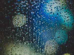 Preview wallpaper drops, glare, glass, blur, circles