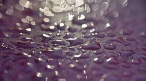 Preview wallpaper drops, glare, textures, purple, macro