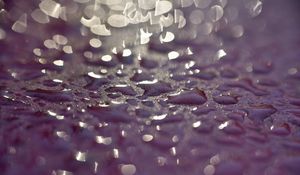 Preview wallpaper drops, glare, textures, purple, macro