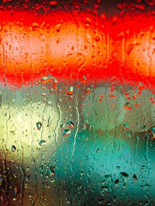 Preview wallpaper drops, glass, blur
