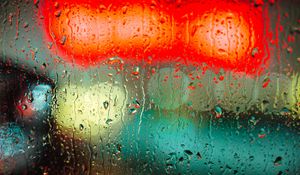 Preview wallpaper drops, glass, blur