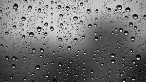 Preview wallpaper drops, glass, bw