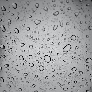 Preview wallpaper drops, glass, bw, wet