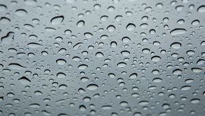 Preview wallpaper drops, glass, close-up, surface, moisture
