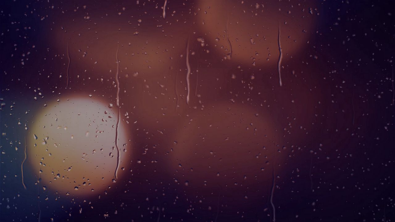 Wallpaper drops, glass, glare, stains