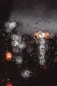 Preview wallpaper drops, glass, glare, light, close-up