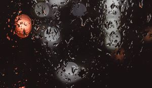 Preview wallpaper drops, glass, glare, light, close-up
