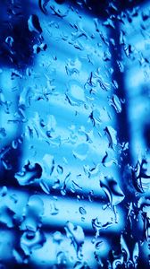 Preview wallpaper drops, glass, liquid, surface