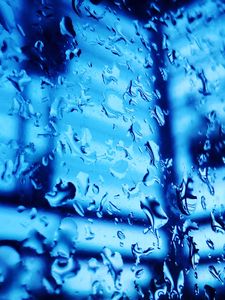 Preview wallpaper drops, glass, liquid, surface