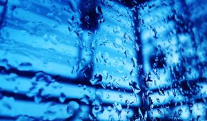 Preview wallpaper drops, glass, liquid, surface