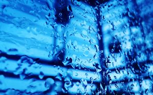 Preview wallpaper drops, glass, liquid, surface