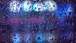 Preview wallpaper drops, glass, macro, rain, moisture, surface, volume