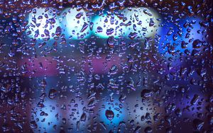 Preview wallpaper drops, glass, macro, rain, moisture, surface, volume
