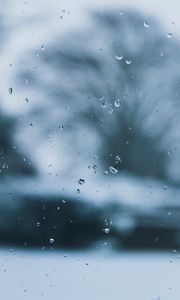 Preview wallpaper drops, glass, macro, wet, surface