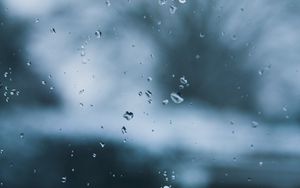 Preview wallpaper drops, glass, macro, wet, surface