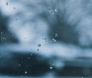 Preview wallpaper drops, glass, macro, wet, surface