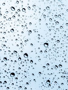 Preview wallpaper drops, glass, macro, surface, moisture