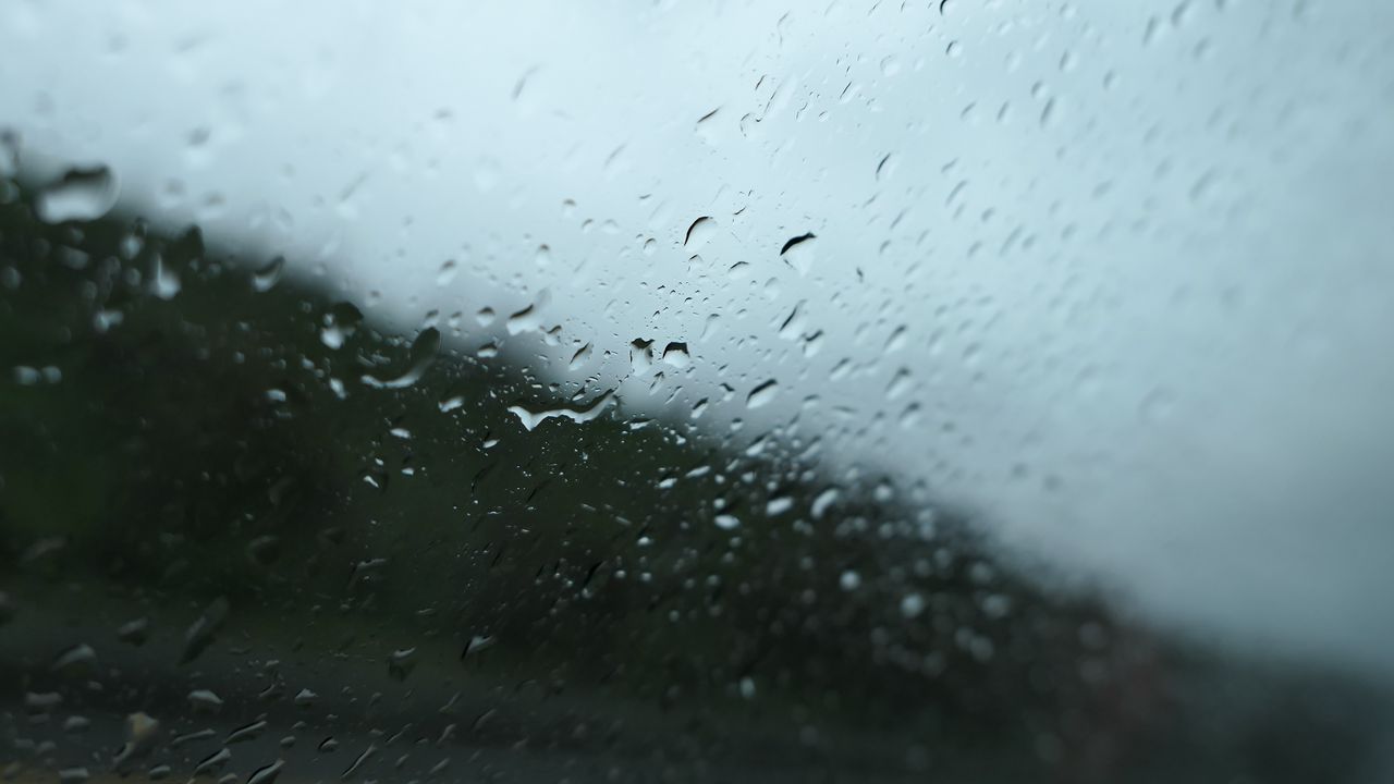 Wallpaper drops, glass, macro, rain