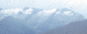 Preview wallpaper drops, glass, macro, rain, wet, blur