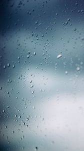 Preview wallpaper drops, glass, macro, rain, blur