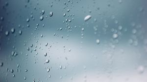 Preview wallpaper drops, glass, macro, rain, blur